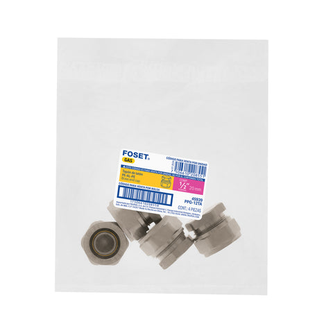 Tapón para PE-AL-PE, 1/2', FOSET | PPG-12TA | 45939