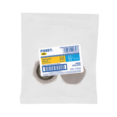 Tapón para PE-AL-PE, 3/4', FOSET | PPG-34TA | 45940