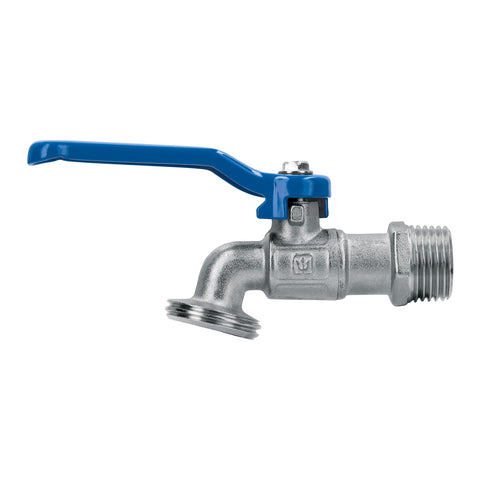 Llave de esfera de latón 1/2', 115 g, s/adaptador, FOSET | LLE-115LS | 45968