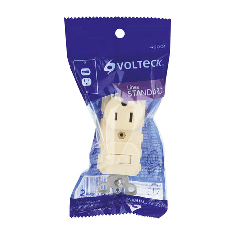Interruptor de palanca con contacto, Standard, marfil | COAP-S | 46001