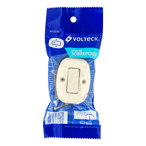 Interruptor de sobreponer para timbre, Volteck | APSO-TI | 46010