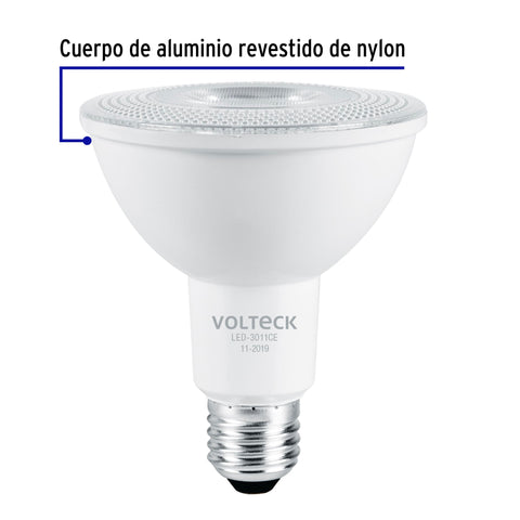 Lámpara de LED 11 W tipo PAR 30 luz cálida, blíster, Volteck | LED-3011CE | 46188