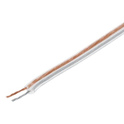 Rollo de 100 m cable polarizado transparente p/bocina 18 AWG | CABO-18P | 46270