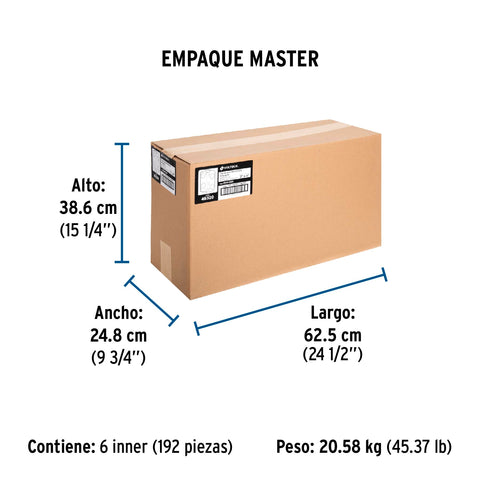 Caja tipo chalupa 2' x 4' reforzada, Volteck | CCH-2X4 | 46320