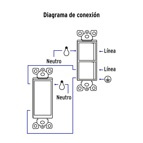 Interruptor dúplex, 1 sencillo y 1 de 3 vías, línea Classic | APDO-CLP | 46337