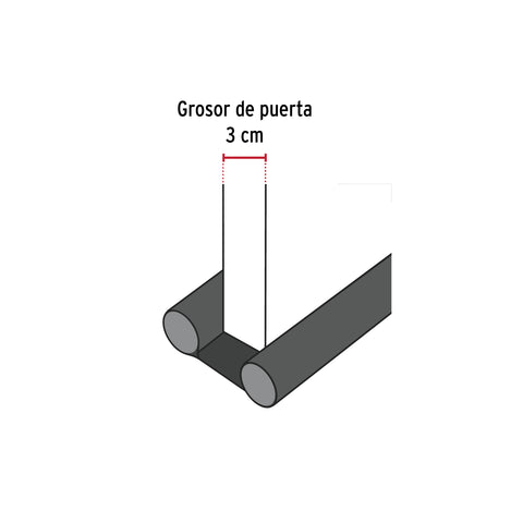 Guardapolvo con funda 95 cm, negro, HERMEX | GUPO-102 | 46364