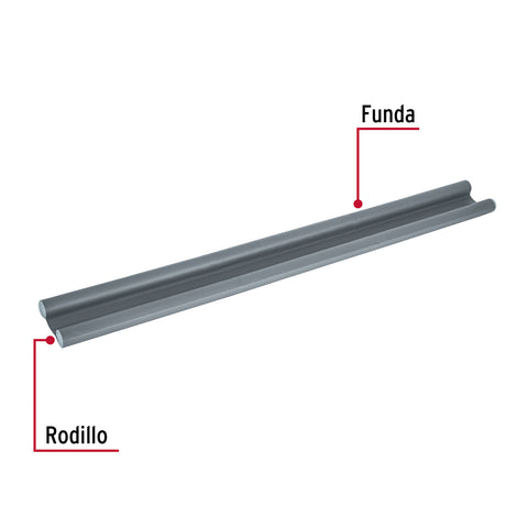 Guardapolvo con funda 95 cm, gris, HERMEX | GUPO-103 | 46365