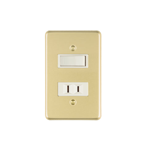 Placa armada contacto e interruptor, línea Económica | PA-APCO-E | 46388