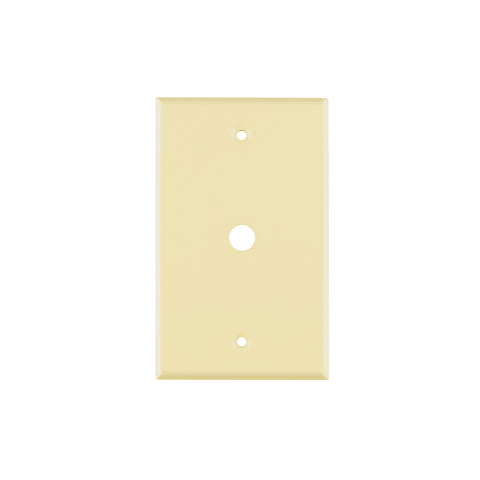 Placa de ABS pasacable, Standard, marfil, Volteck | PPAN-S | 46403