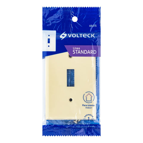Placa de ABS para interruptor vertical, Standard, marfil | PPAP-S | 46415