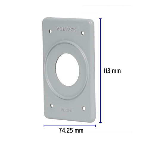 Placa para intemperie tipo FS, sencilla, de sobreponer | PAFSE-S | 46431