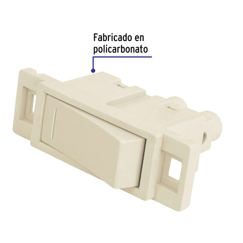 Interruptor sencillo, línea Económica, Volteck | APSE-E | 46439