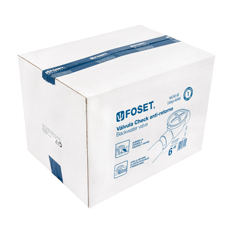 Válvula antirretorno de ABS de 6', FOSET | VACHE-6S | 46469