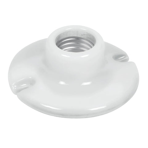 Portalámpara de porcelana, 3-1/2', redonda, Volteck | POPO-15 | 46523