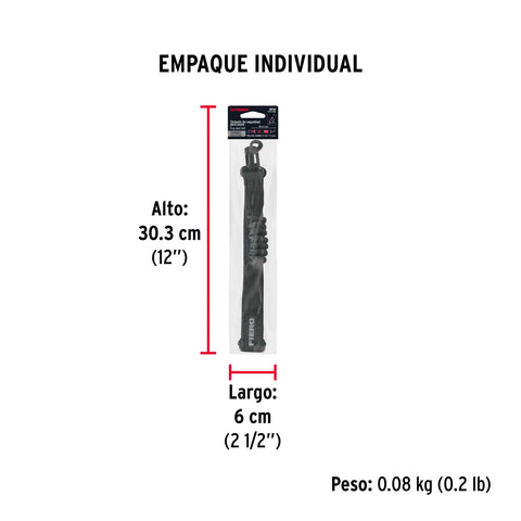 Correa de perro para cinturón de seguridad 90cm, FIERO | COPE-90S | 46538