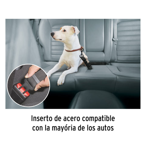 Correa de perro para cinturón de seguridad 90cm, FIERO | COPE-90S | 46538