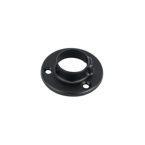 Brida negra para tubo redondo de closet, HERMEX | BTR-3N | 46582