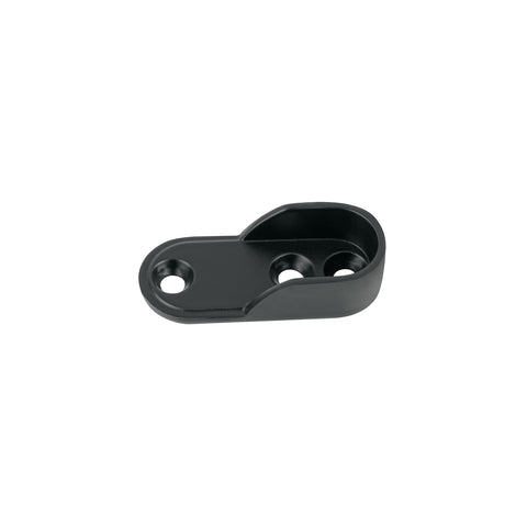 Brida negra para tubo ovalado de closet, HERMEX | BTO-5N | 46585