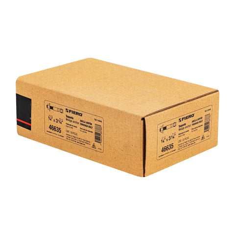 Caja con 100 taquetes arpón de 1/4' x 3-1/4', FIERO | TAE-1/4A4G | 46635