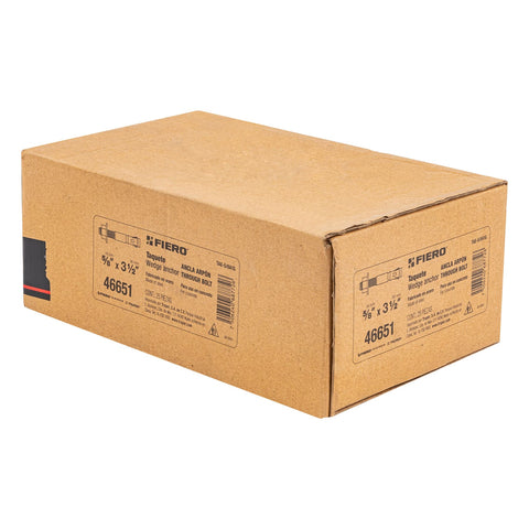 Caja con 25 taquetes arpón de 5/8' x 3-1/2', FIERO | TAE-5/8A1G | 46651
