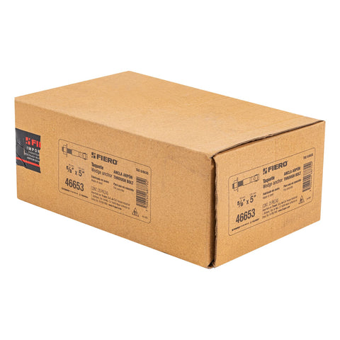 Caja con 25 taquetes arpón de 5/8' x 5', FIERO | TAE-5/8A3G | 46653