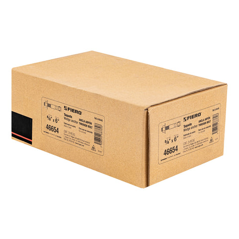 Caja con 25 taquetes arpón de 5/8' x 6', FIERO | TAE-5/8A4G | 46654