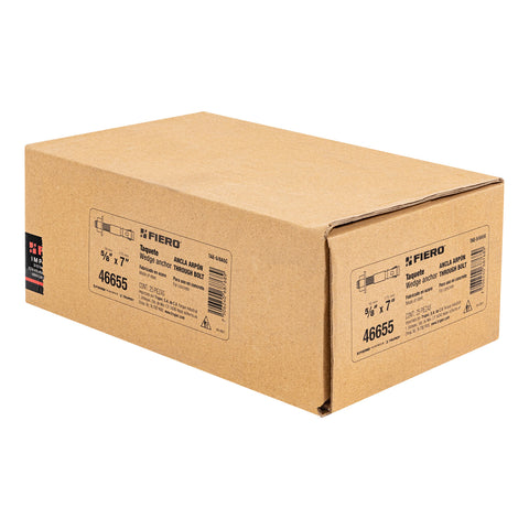 Caja con 25 taquetes arpón de 5/8' x 7', FIERO | TAE-5/8A5G | 46655