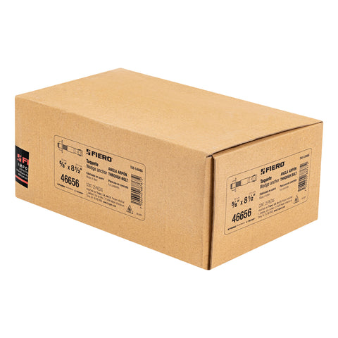 Caja con 25 taquetes arpón de 5/8' x 8-1/2', FIERO | TAE-5/8A6G | 46656