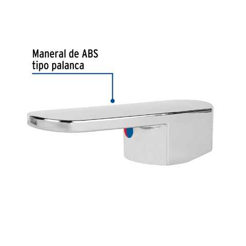 Maneral plano para monomando de lavabo, cromo, BASIC | MMP-421 | 46721