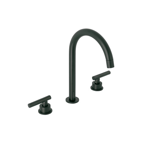 Mezcladora p/lavabo,taladros separados,palanca,negro TÚBIG | TBM-92M | 46758