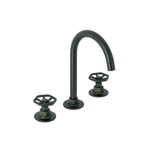 Mezcladora p/lavabo,taladros separados,redondos,negro TÚBIG | TBM-91M | 46761