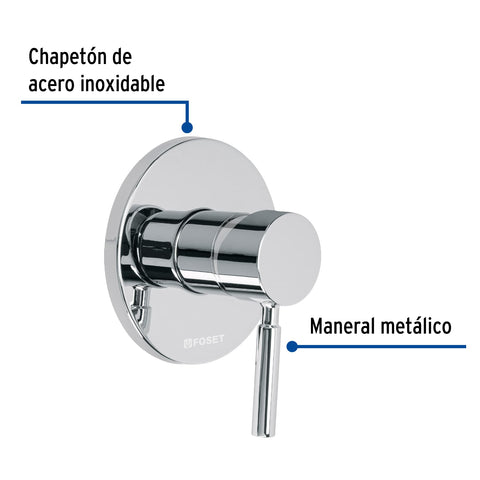 Monomando para regadera, cromo, TÚBIG | TBM-71 | 46789