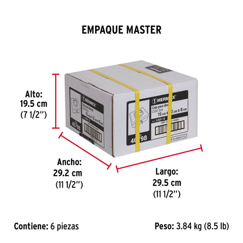 Caja para dinero, 15 cm, HERMEX | CADI-15 | 46798