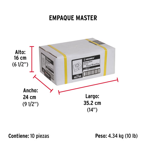 Caja para dinero, 12 cm, HERMEX | CADI-12 | 46799