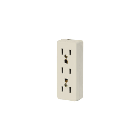 Multicontacto triple para extensión, 2 polos + tierra | MULEX-3 | 46813