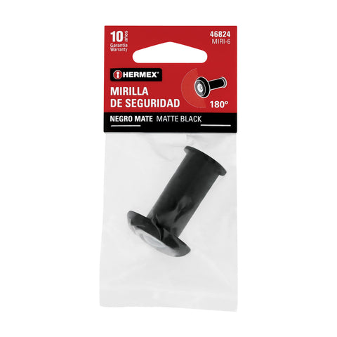 Mirilla seguridad acabado negro, HERMEX | MIRI-6 | 46824