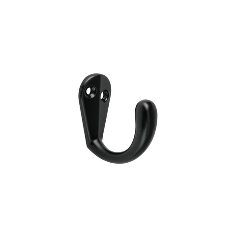 Gancho sencillo tipo perchero, negro, HERMEX | PEPU-06 | 46833