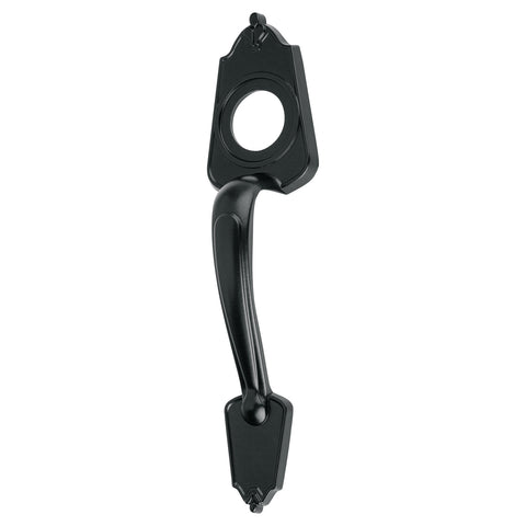 Chapetón metálico para puerta, acabado negro | MADE-6 | 46840