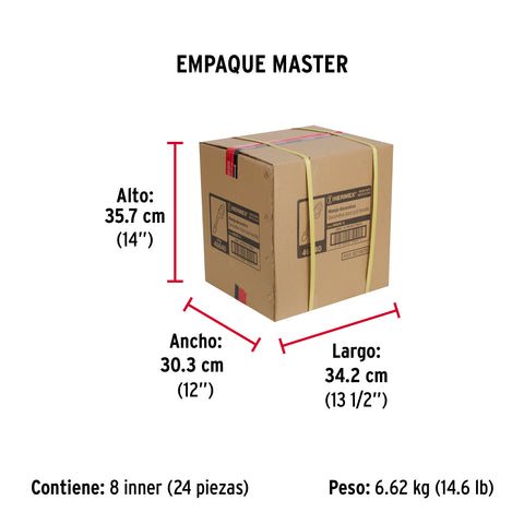 Chapetón metálico para puerta, acabado negro | MADE-6 | 46840