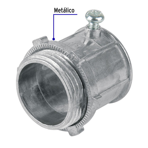 Conector conduit 1', Volteck | CONCO-1 | 46952