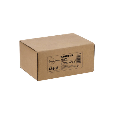 Caja con 100 sujetadores tipo mariposa de 3/16' x 3', FIERO | SMA-3/16G | 46968