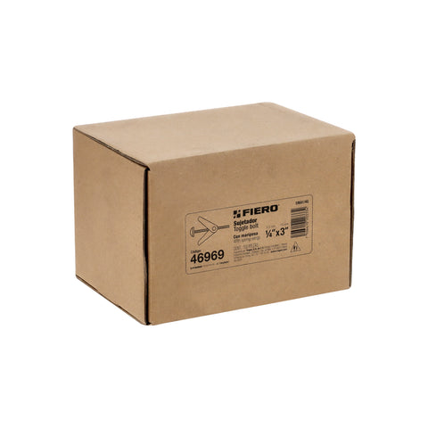 Caja con 100 sujetadores tipo mariposa de 1/4' x 3', FIERO | SMA-1/4G | 46969