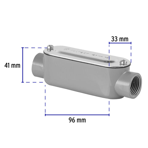 Condulet 3/4' conexión tipo T, Volteck | COLET-3/4-T | 46980