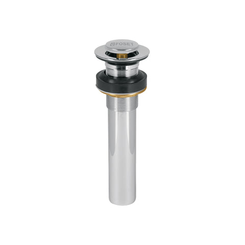 Contra p/lavabo sin rebosadero, sistema push, cromo, 1-1/4' | CE-206S | 47037