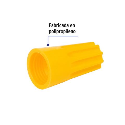 Bolsa con 10 capuchones para cable, calibres 12 a 10 AWG | CAPU-1012 | 47328