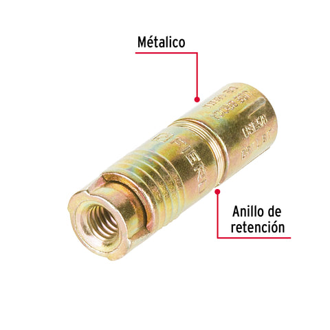 Caja con 50 taquetes expansivos de 5/16' sin tornillo, FIERO | TAE-5/16G | 47366