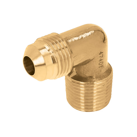 Codo terminal a 90° de latón 3/8 x 3/8', FOSET | CLG-512 | 47401