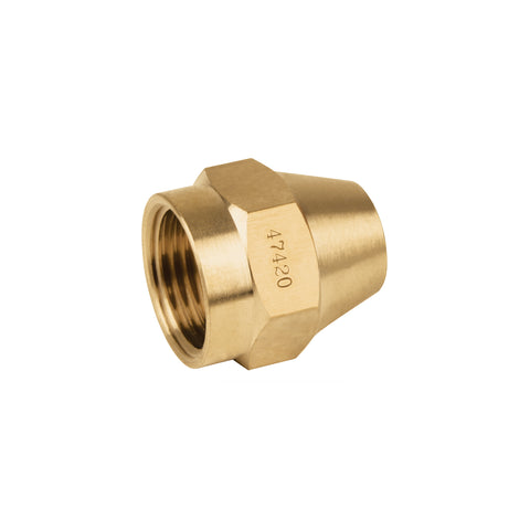 Tuerca cónica de latón 1/2', FOSET | CLG-982 | 47420