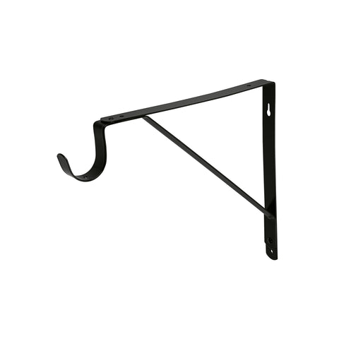 Ménsula reforzada negra 11 x 12', con gancho, FIERO | MED-12NG | 47707