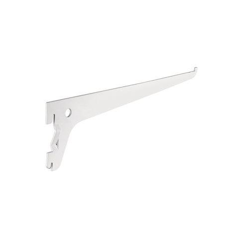 Ménsula plana blanca para cremallera sencilla, 25cm, FIERO | SOMO-10MS | 47708
